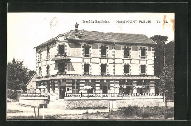 CPA Tessè-la-Madeleine, Hotel Mont-Fleuri