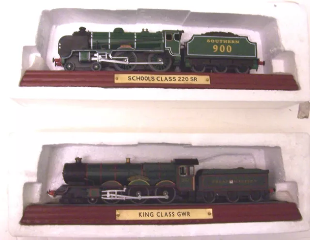 Atlas editions static models  King Class GWR & Schools class 220 SR scale 1/100