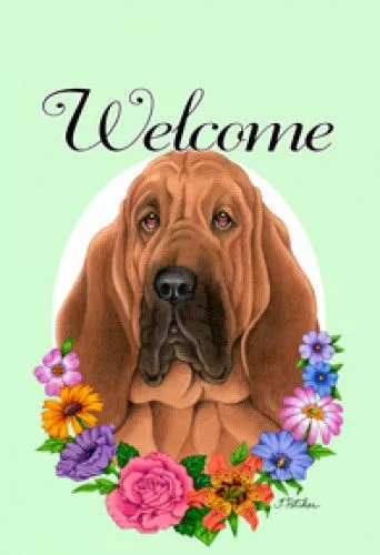 Welcome House Flag - Bloodhound 63073