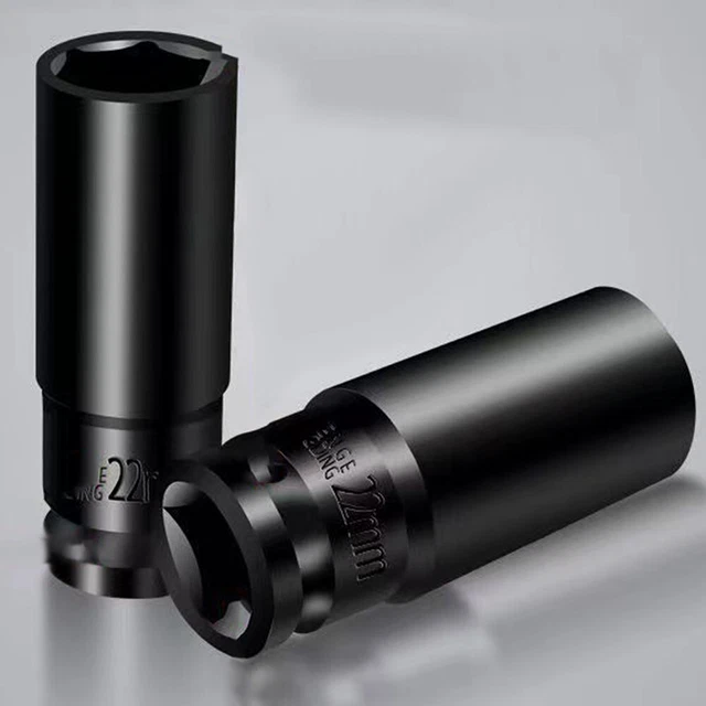 KSTE Outils Moto - Clé Démonter Broche Roue Moto Hexagonale Noire 17/19/22/24mm