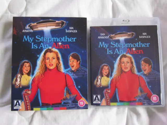 My Stepmother Is an Alien 1988 Arrow Films bluray Region B + slipcase/booklet