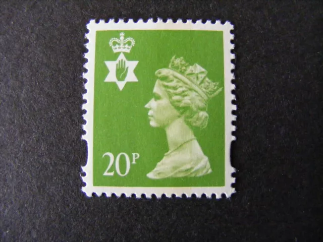 GB QEII MNH Northern Ireland SG NI71 20p CB Regional Machin Definitive