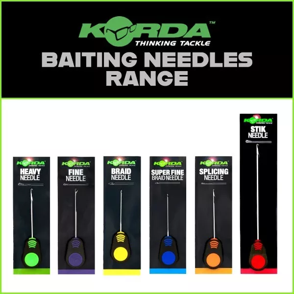 KORDA BAITING NEEDLES - FULL RANGE | NEW - Carp Fishing Rig Tools