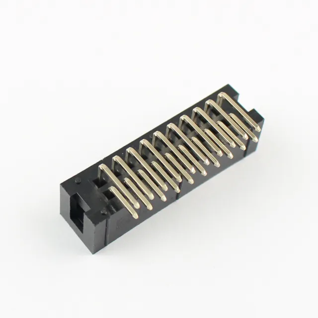 10Pcs 2.54mm 2x10 Pin 20 Pin Right Angle Male Shrouded IDC Box Header Connector 3