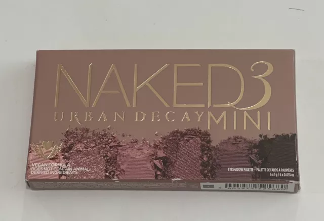 Naked 3 Urban Decay Mini Palette 6 x 1 g NIB