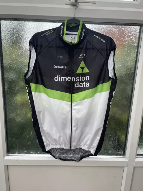 Oakley Dimension Data Cycling Jersey Gilet XXL