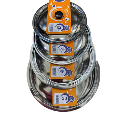 Bianco/Grigio Royal Norfolk Spaghettiera con Cestello/Coperchio 7 Litri Acciaio Inox 