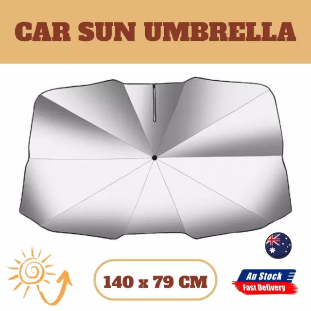 Sun Shade Foldable Car Windshield Sunshade Umbrella Front Window Cover Visor