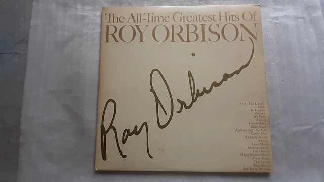 Roy Orbison "The All-Time Greatest Hits" Double Vinyl Lp Records Roy Orbison "The All-Time Greatest Hits" Double Vinyl Lp Records