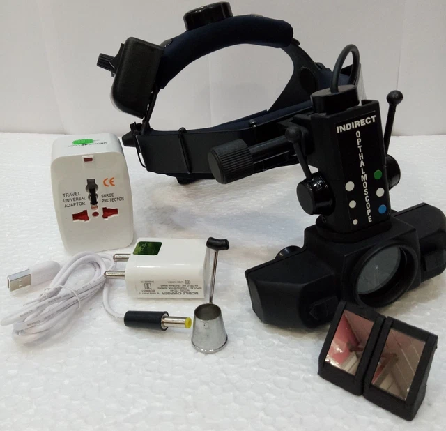 Ophtalmoscope Indirect Sans Fil Tarun TR2432421 Avec Objectif 20D - Neuf, Pour Professionnels De Santé