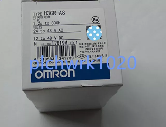 1 PCS NEW IN BOX OMRON H3CR-A8 H3CRA8 24-48VAC 12-48VDC Timer 2