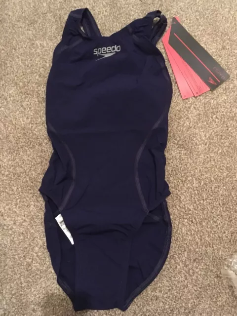 Speedo Fastskin FS-Pro Recordbreaker Swimsuit Navy size GB 30”