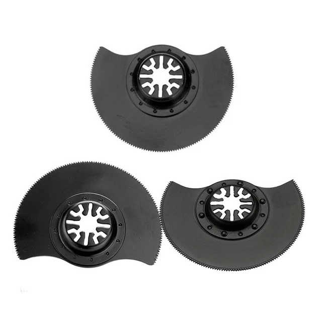 Lames de Scie Outils Electroportatifs Noir Multi-Fonctions 3 Pièce Ras Segment
