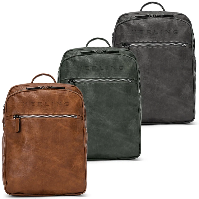Sac De Voyage Vintage HERLING PASCAL - Cuir Synthétique - Dimensions 58x43x24,5 Cm - Neuf Avec étiquettes