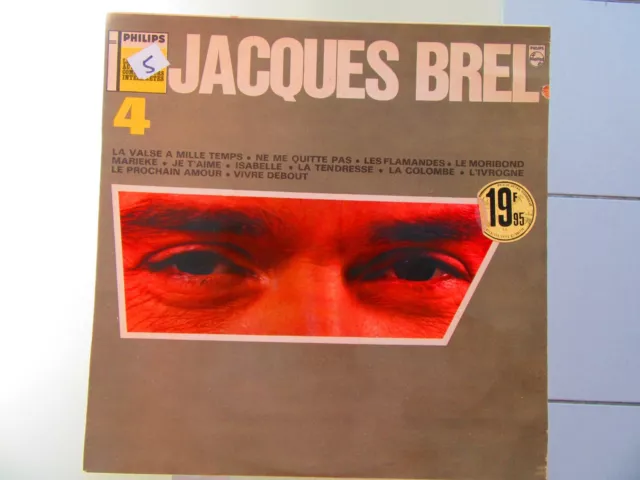 Disque vinyle 33T - Jacques Brel - Les prénoms - Mi Emmaüs