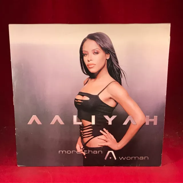 AALIYAH More Than A Woman 2001 UK 5-track DJ promotional 12" Double vinyl single