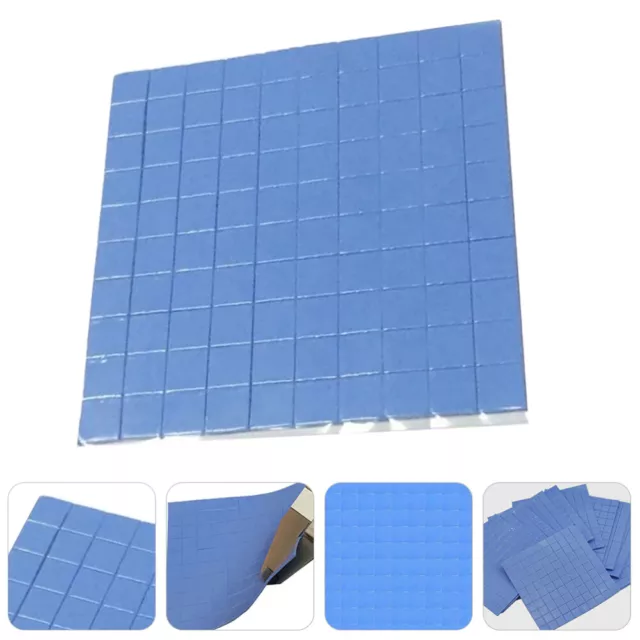 100 PCS Silikonmatte Thermisches Silikonpad Heizstrahler Kühlkissen