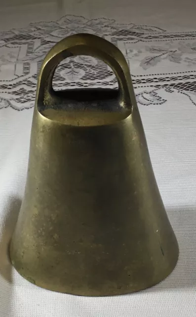 Vintage Old Brass Cow Bell