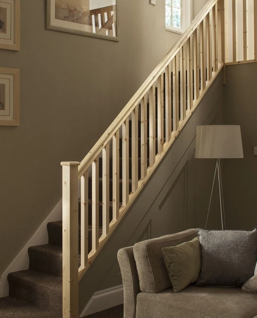 STAIRCASE BALUSTRADE KIT Spindles Plain Square Stair Landing Spindles