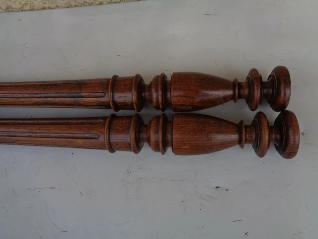 6 GLANDS EN Bois Pour Rideaux EUR 15,00 - PicClick FR