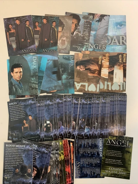 Buffy Vampire Slayer ANGEL Trading Cards Season One Full Set +Promos/Chases
