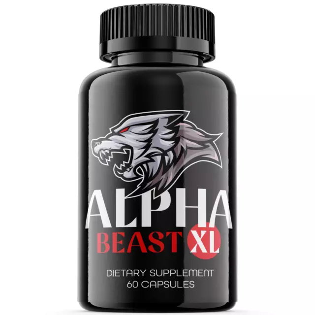 Alpha Beast XL - Masculino Virilidad-1 Botella-60 Cápsulas