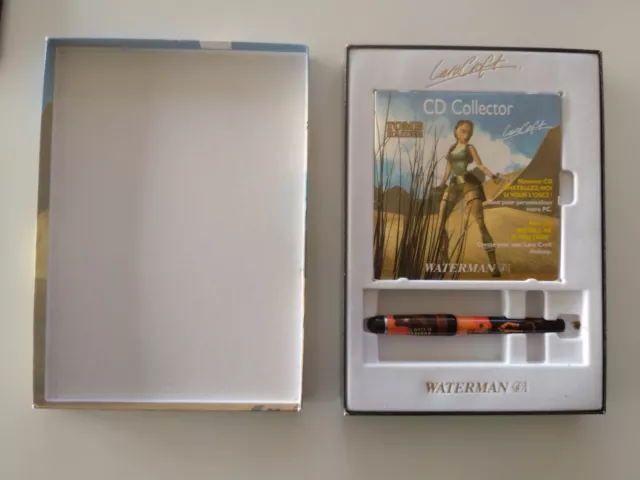 Tomb Raider Lara Croft - Waterman Paris Stylo Plume Collector fountain pen + cd 3