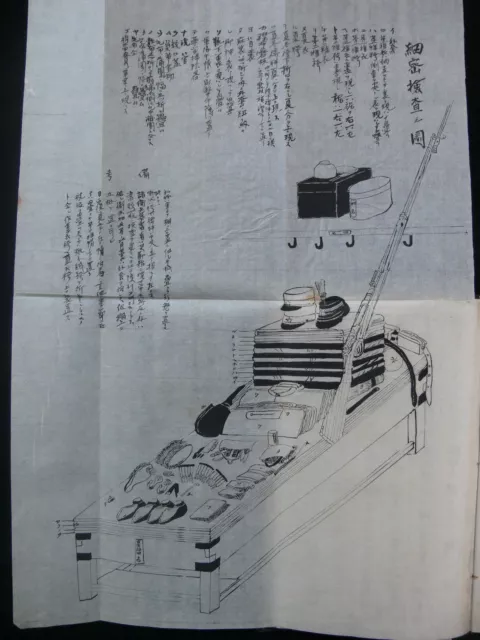 Japanese Army c.1890's Handwritten Infantryman's Military Manual with Drawings 3