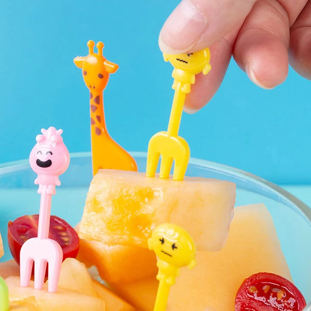 Piastrelle Verdure Bento Carine Mini Bambino Bambini Forchette Frutta Stuzzicadenti Regno Unito FDC