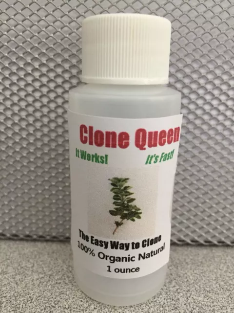 Clone Queen 1 Ounce- rooting clone cutting solution hydroponics propagation