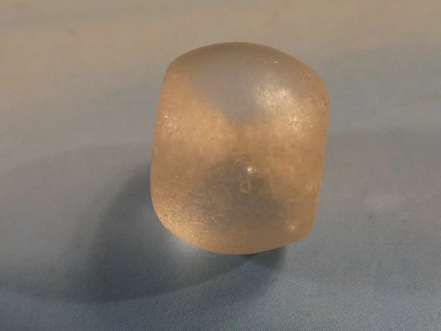 Ancient Tairona Quartzite Crystal Thick Disc Bead 13.5-10.0 Mm Well Kept Ancient Tairona Quartzite Crystal Thick Disc Bead 13.5-10.0 Mm Well Kept