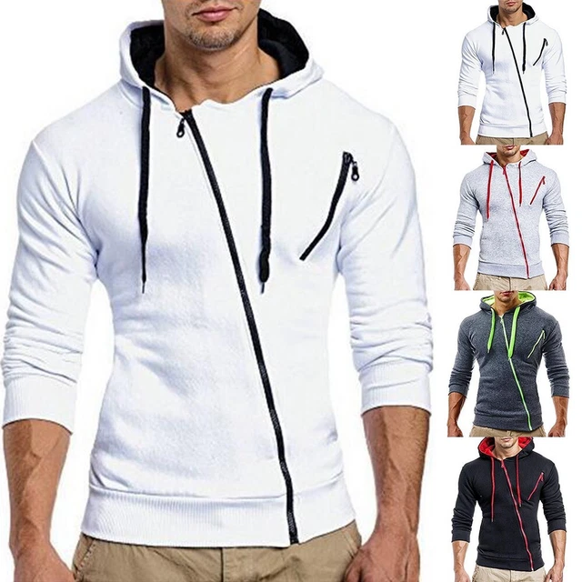 Felpe con Cappuccio Pullover Slim T-Shirt Inverno Activewear