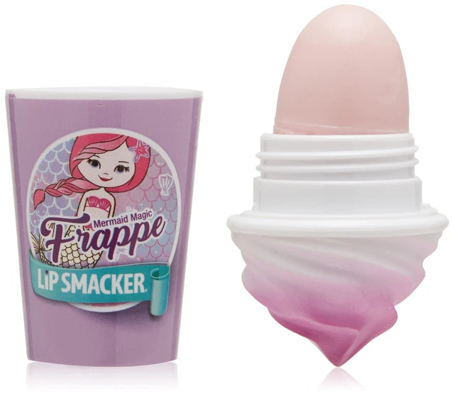 Lip Smacker Frappe Cup Lip Balm, Mermaid Magic, 1 Tube, Prevent Chapped Lips,