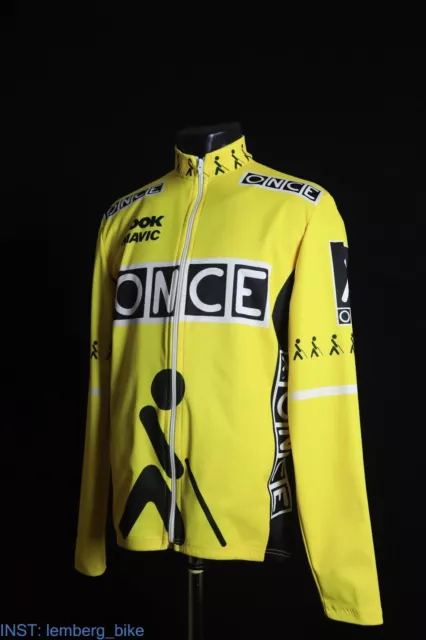 Uci pro team une fois cyclisme maillot à manches longues (X Large)