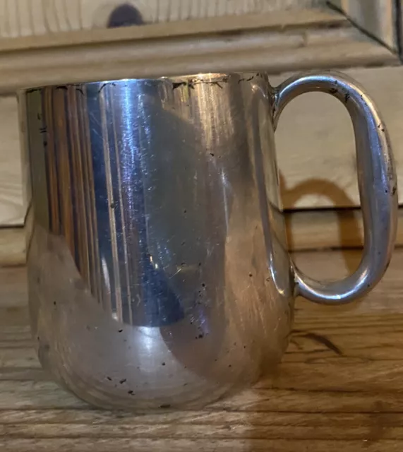 Vintage Silver Plated Tankard Rare Item From Manchester Black Swan Hotel