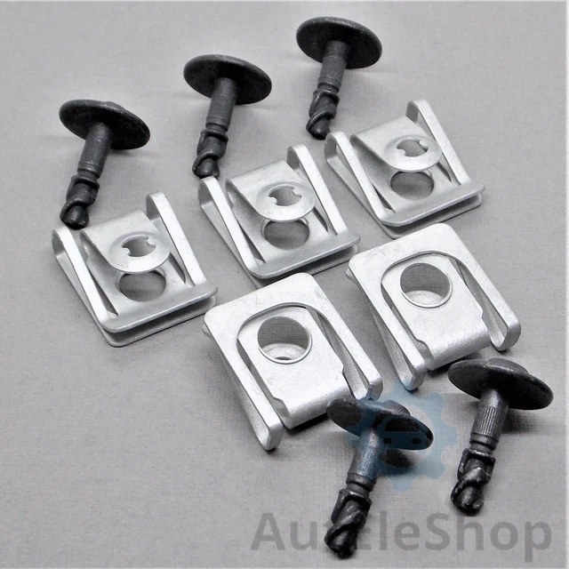 60x Für Audi A4 A5 B8 Einbausatz Motorschutz Clips Klammern