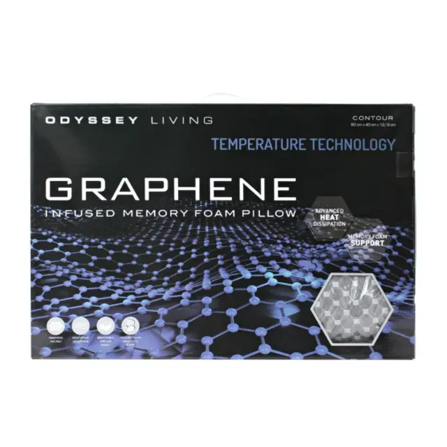 Odyssey Living Graphene Infused Memory Foam Pillow