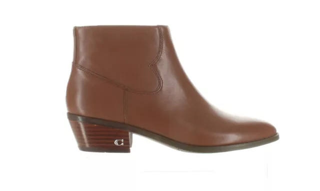 COACH WOMENS DANNI Leather Ankle Boots $49.99 - PicClick