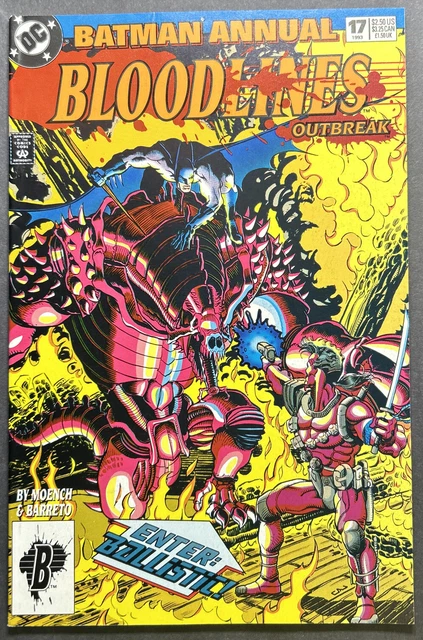 Batman Annual #17 Bloodlines Outbreak DC comics (1993) 1st App of Ballistic NM