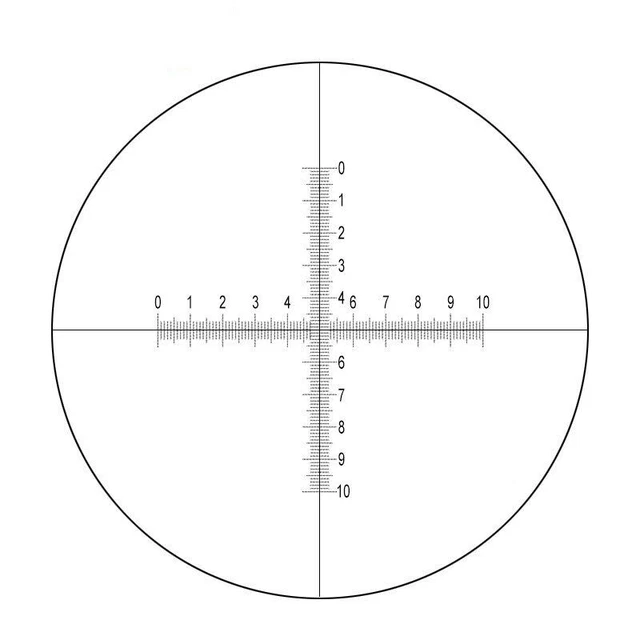 Cross Ruler Scale Optical Glass Calibration Eyepiece Microscope Glass Slides