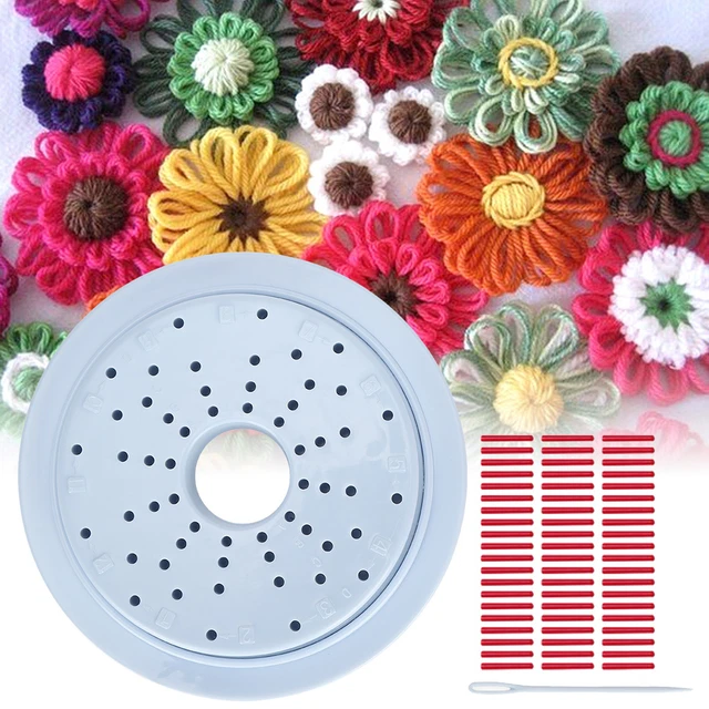 Telares de tejido de flores de plástico ligero para el hogar