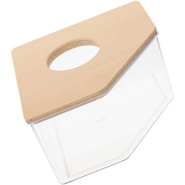 Caja de arena para hámster acrílico hámster baño de arena caja de arena para ratones de carreras