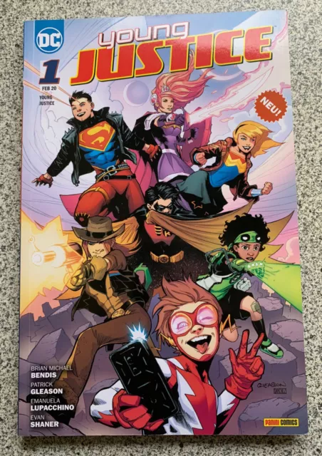 Young Justice: Bd. 1: Sieben Krisen von Bendis, Brian Mi. *TOP*