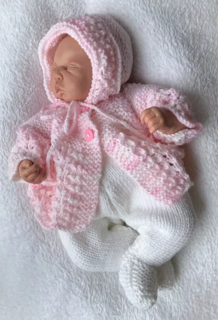 Baby Knitting Patterns Dk 90 Millie Baby Or Reborn Dolls Precious Newborn Knits