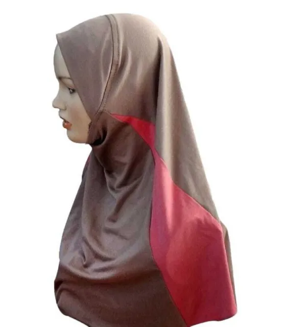 1 pz copricapo hijab turco pull-on Lycra qualità ragazze musulmane 10+ donne £10