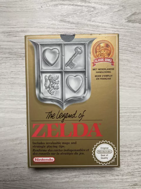 Jeu complet Nintendo NES - The Legend of Zelda - PAL FAH - Etat exceptionnel