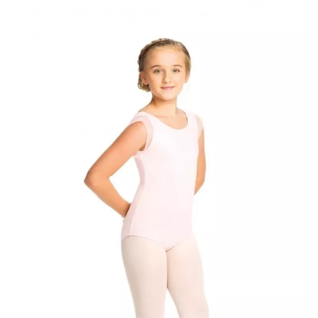 Justaucorps danse enfant,CAPEZIO "I love you berry much 11167C, rose en 8/10 ans