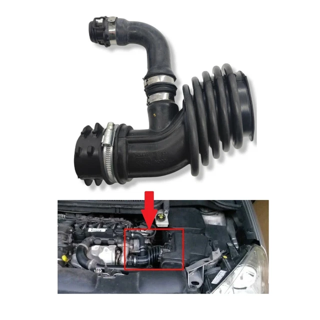 AIR INTAKE HOSE Pipe Filter Flow For Ford Focus Ii Volvo C 30 S 40 V 50