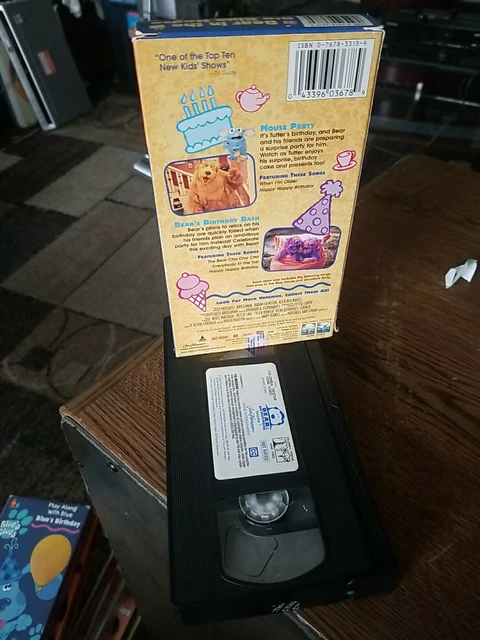 BEAR IN THE Big Blue House Volume 7 VHS 1999 F tes D anniversaire BEAR IN THE Big Blue House Volume 7 VHS 1999 F tes D anniversaire