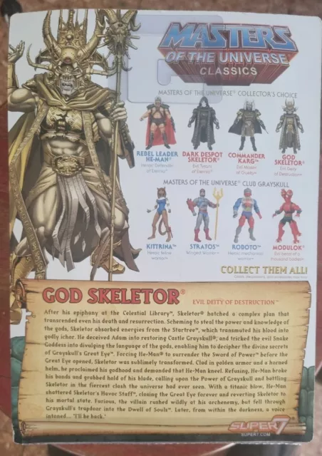 God Skeletor Masters Of The Universe Classics Motuc Motu William Stout He-Man 3